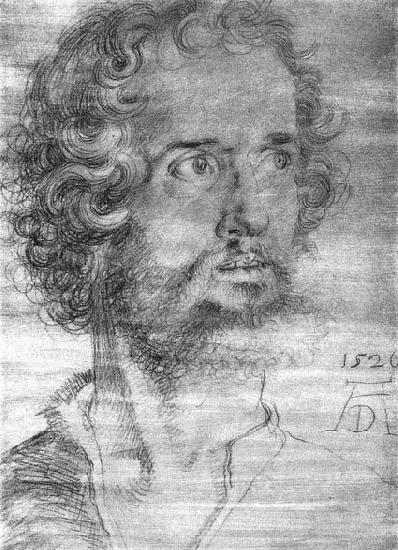 Albrecht Durer Head of St Mark oil painting image